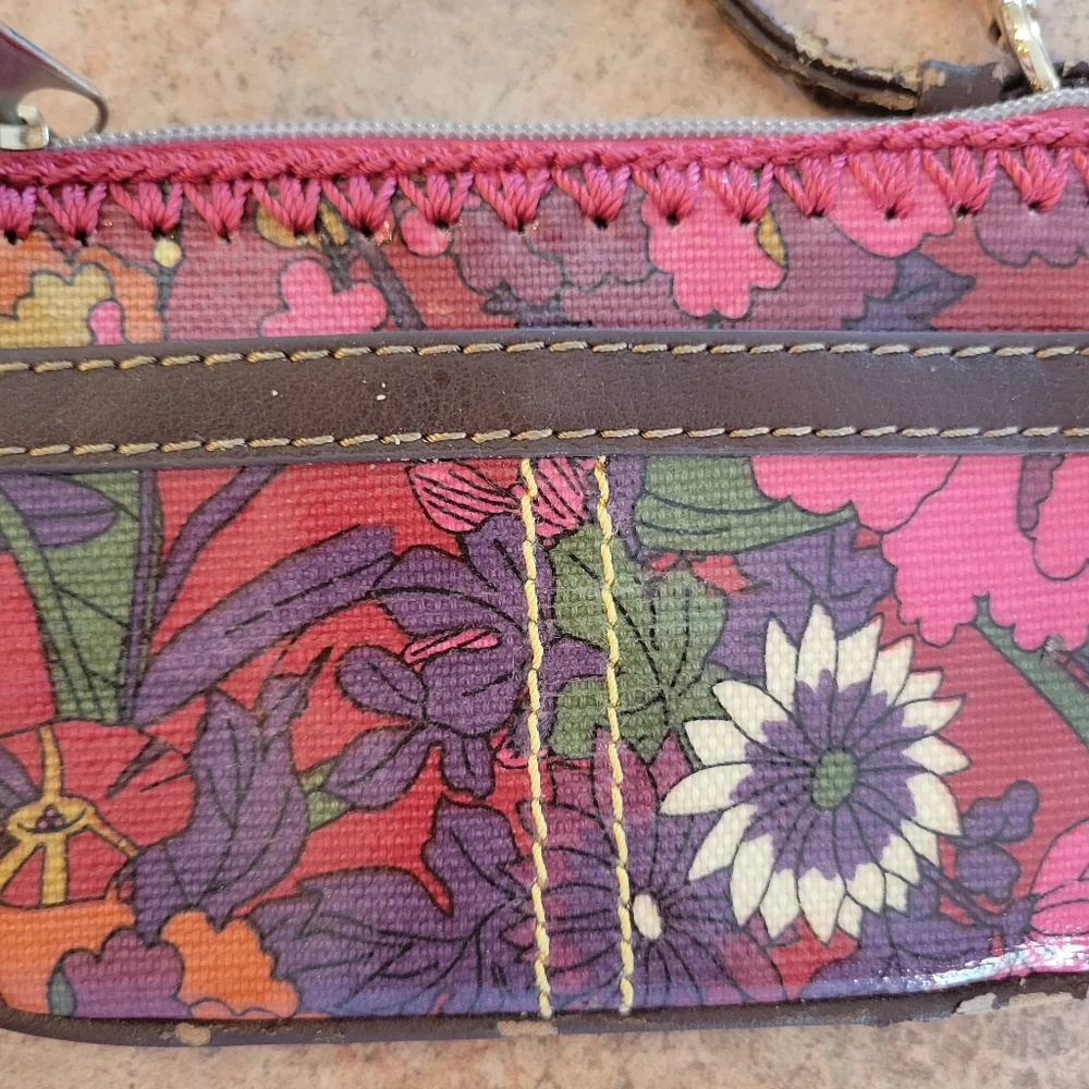 sakroots Wristlet ~  Floral Pattern ~ Key Leash ~ Strap Needs TLC! FINAL PRICE!
